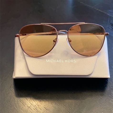 rose gold michael kors eyeglasses|Michael Kors rose gold aviators.